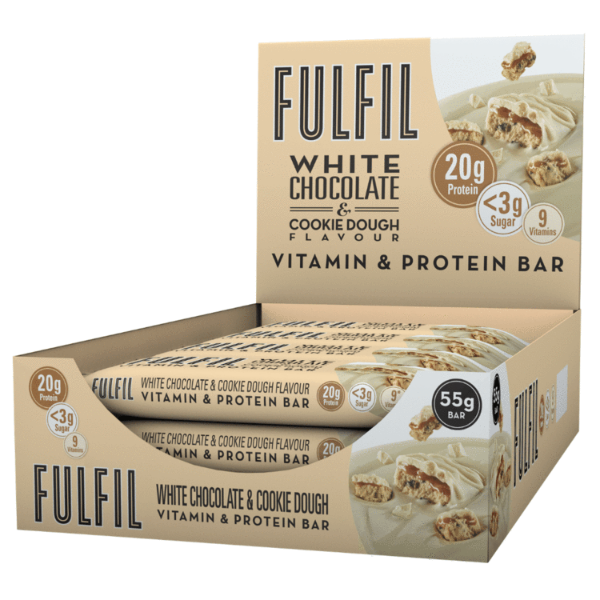 Picture of Fulfil Bars White Chocolate Cookie Dough  15 x55g