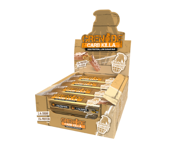 Picture of Grenade Bars Caramel Chaos 12 x60g
