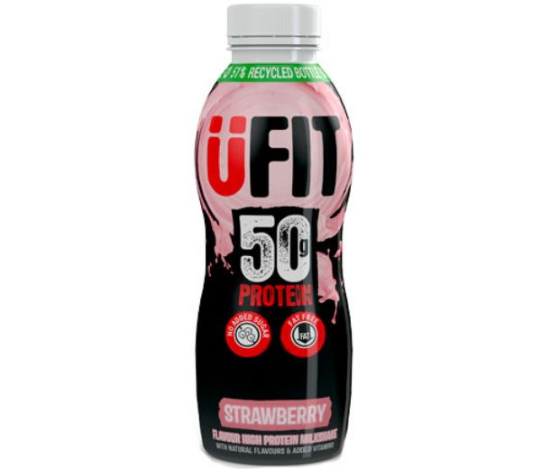 Picture of UFIT 50 Protein Shake Strawberry 8x500ml