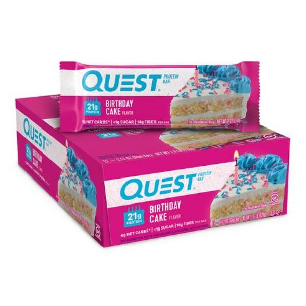Quest Bars Birthday Cake 12 x60g