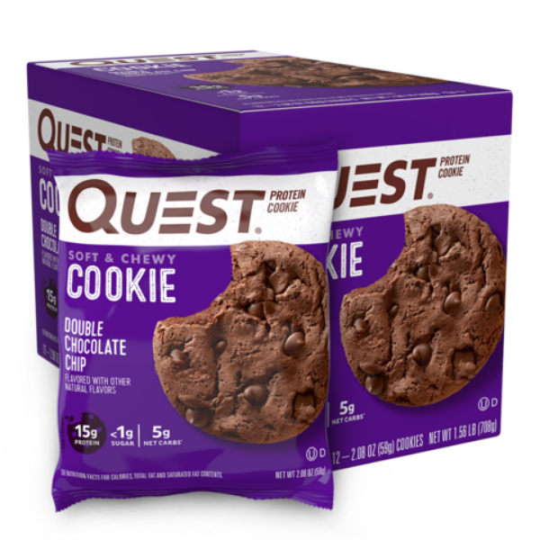 Picture of Quest Cookies Double Chocolate 12 x59g