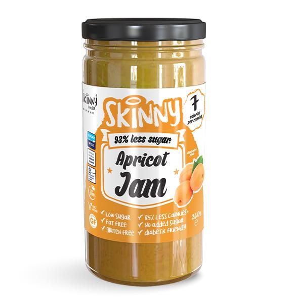Picture of Skinny Food Jam Apricot 12 x260g