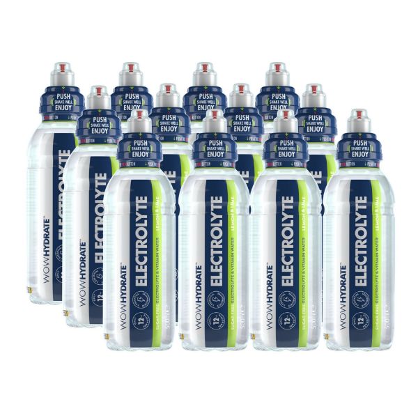 Picture of WOW Hydrate Electrolyte Lemon & Lime 12 x 500ml 