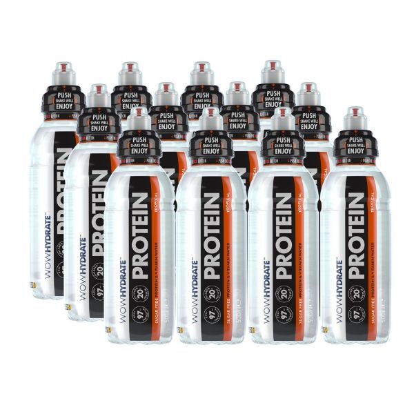 Picture of WOW Hydrate Protein Tropical 12 x500ml