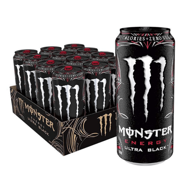 Picture of MONSTER ULTRA BLACK  ENERGY DRINK 12 X500ML