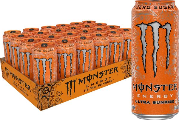 Picture of MONSTER ULTRA SUNRISE  ENERGY DRINK 12 X500ML