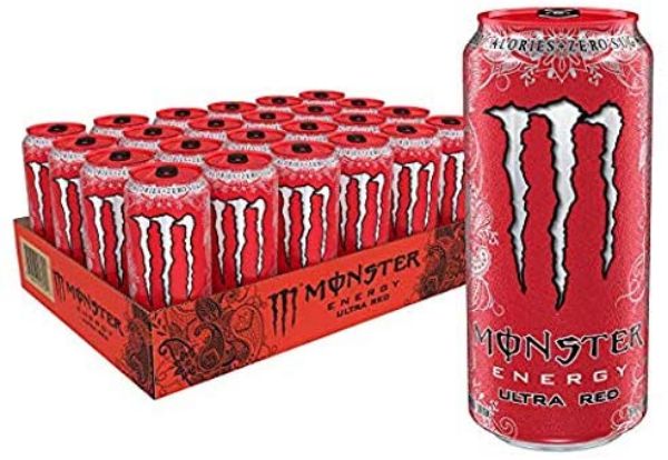 Picture of MONSTER ULTRA RED ENERGY DRINK 12 X500ML