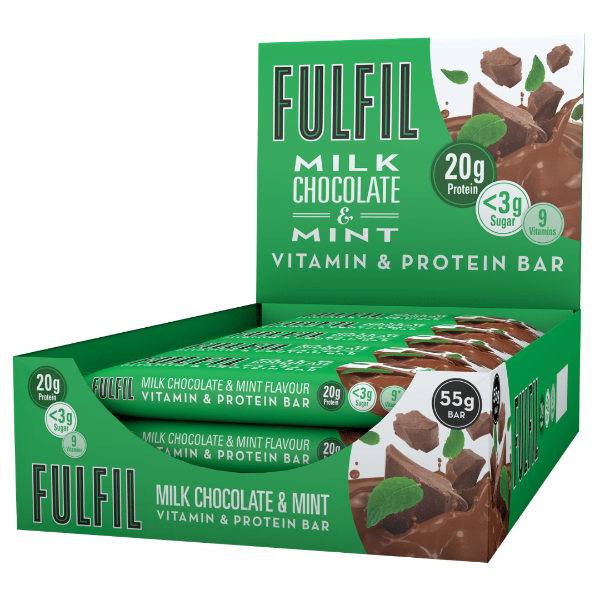 Picture of Fulfil Bars Milk Chocolate Mint 15 x55g