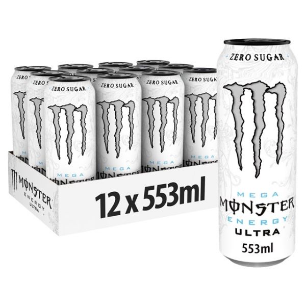 Picture of MONSTER ULTRA WHITE  RESEALABLE 12 X553ML