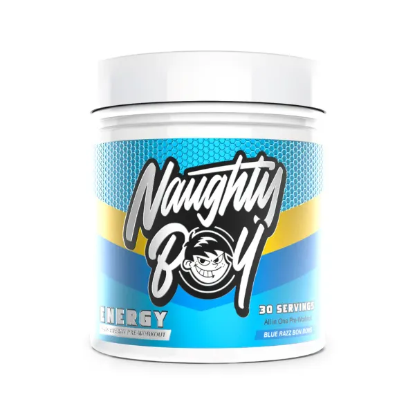 Picture of NAUGHTY BOY ENERGY  BLUE RAZZ 390G