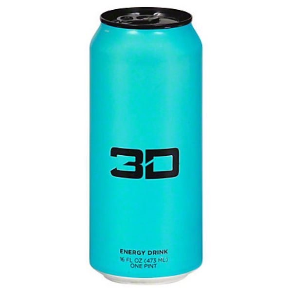 Picture of 3D Energy Drink berry blue 12x330ml (blue)