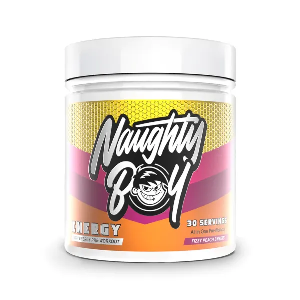 Picture of NAUGHTY BOY ENERGY FZZY PEACH SWEETS 390G