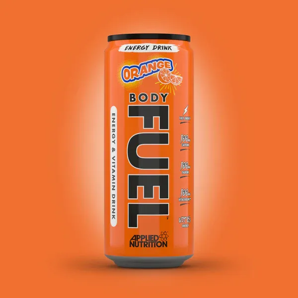 Picture of Bodyfuel Cans Orange 12 x330ml