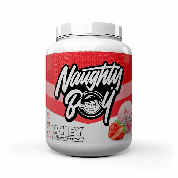 Picture of Naughty Boy Advance Whey Strawberry 2.01KG