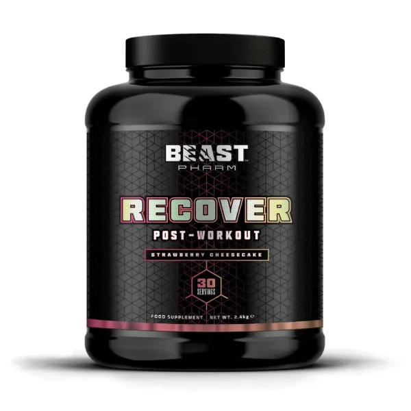 Picture of Beast Pharm Recover Strawberry Cheesecake 30 Serv