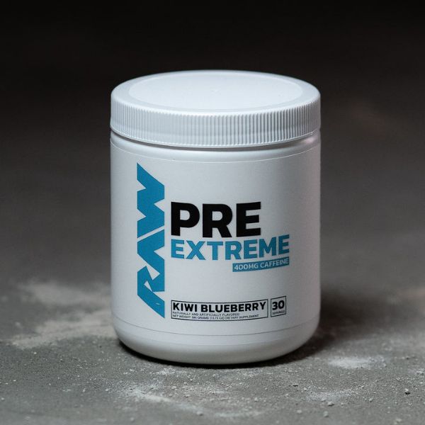 Picture of RAW NUTRITION EXTREME PRE WORKOUT KIWI BBERRY
