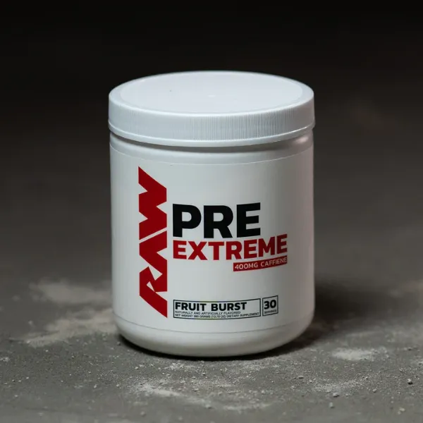 Picture of RAW NUTRITION EXTREME PRE WORK OUT FRUIT BURST