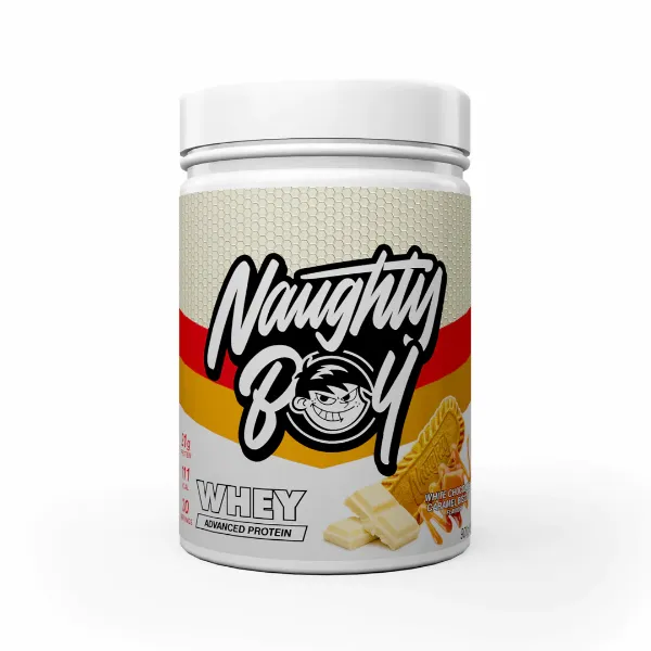 Picture of Naughty Boy AdvWhey White Choc Caramel Biscuit900g